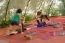 <b>durante el taller de Yoga de Irene Liaño</b> de la serie ¿Qué es Presente Continuo CAMP / LAB?<br /> 